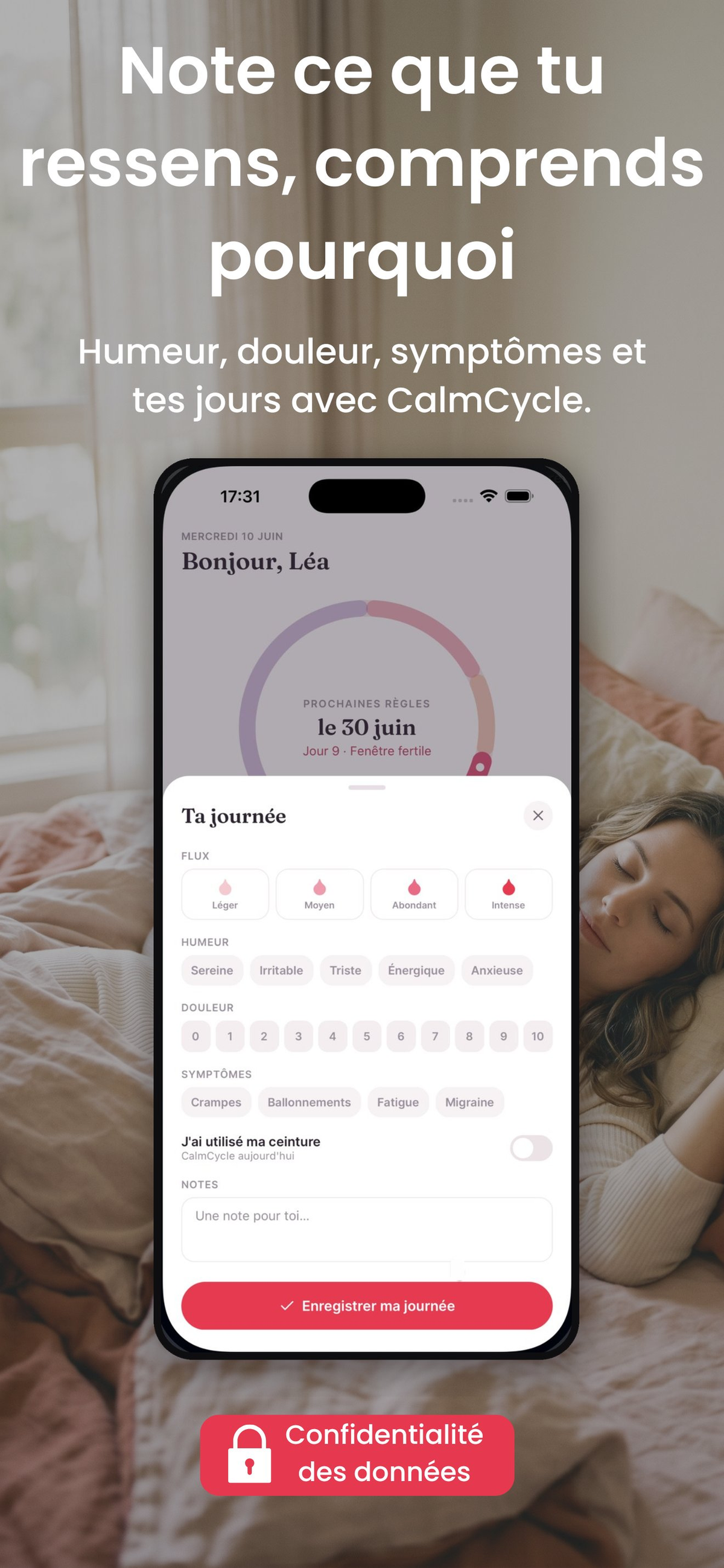 Accès Cyclicare l'app qui comprend ton cycle (et ton partenaire aussi) Cyclicare